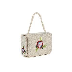 CARMEN BEADED BOX BAG | DIAMOND ROSE